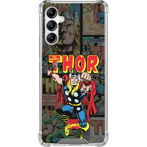 Marvel Classic Comics The Mighty Thor Vintage Galaxy A15 5G Clear Case